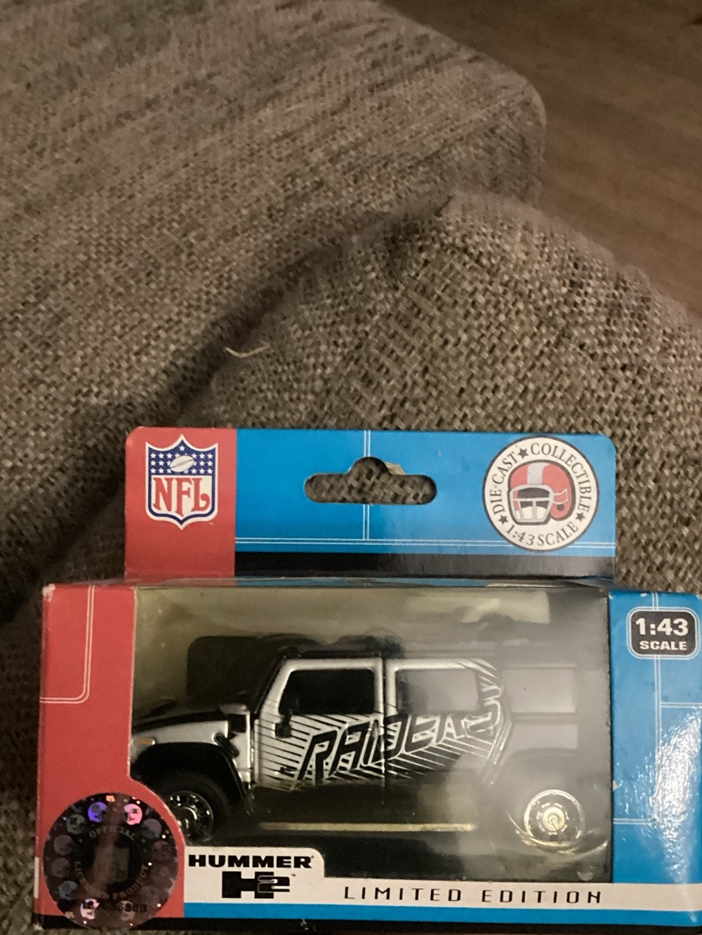 NFL Hummer H2 Die-Cast Toy Car